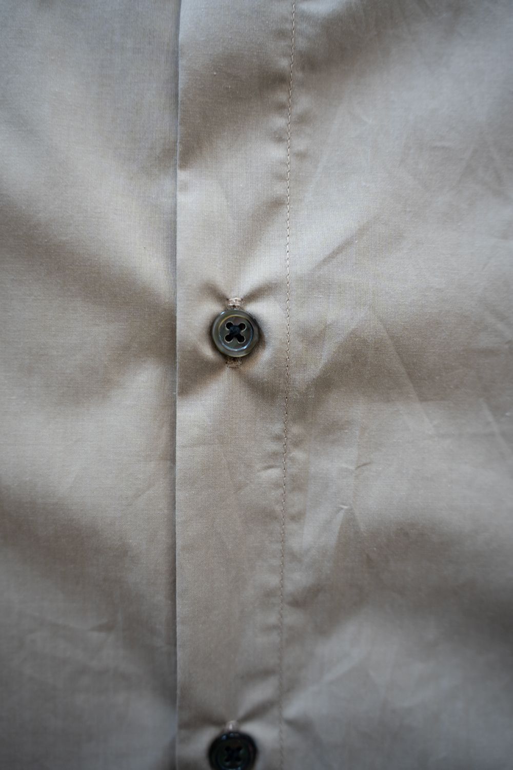 【25AW】コットンラグランスリーブシャツ(BEIGE)