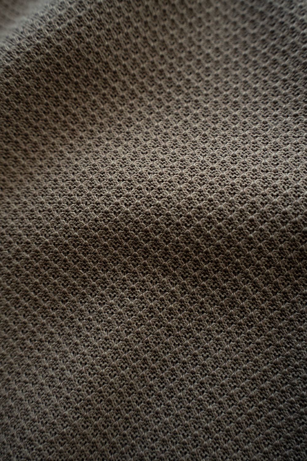 【26SS】コットン×ポリエステルスキッパーカットソー(KHAKI)