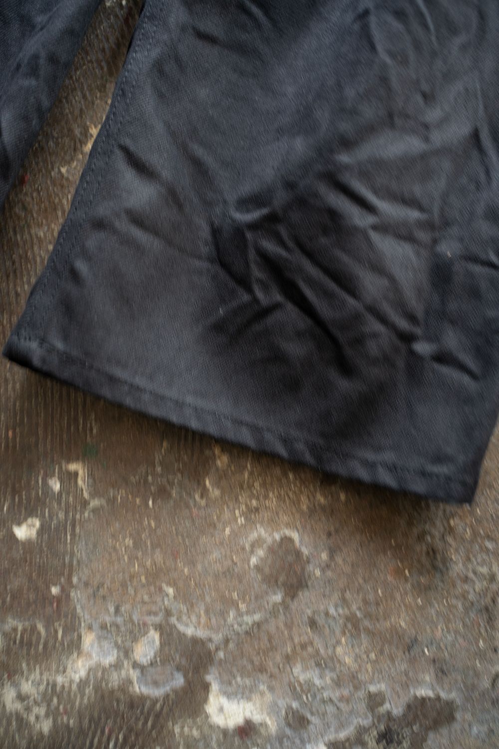 【ラスト1点】【24SS】2-Tack Denim Pants/2タックデニムパンツ(BLACK)