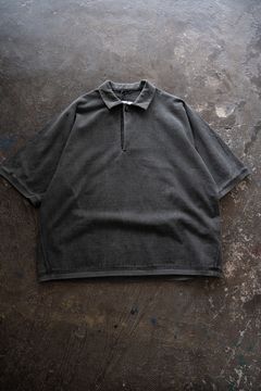 【26SS】Pigment Dyed Dolman Polo Shirt(CHARCOAL)