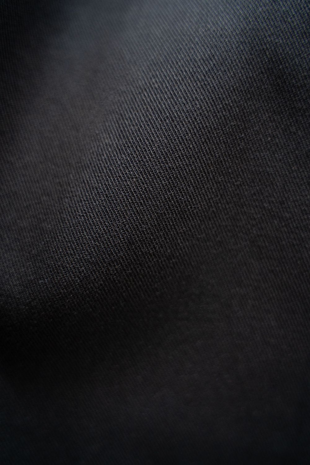 【ラスト1点】【24AW】2タックセンタープレスシャンブレースラックス(BLACK NAVY)