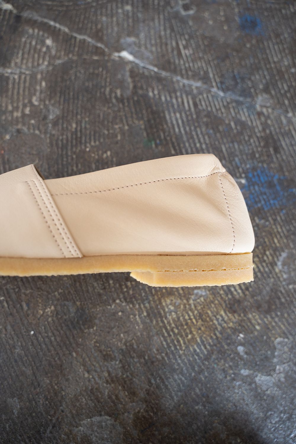 【ラスト1点】【22SS】ノンクロムレザースリッポン(CREAM)