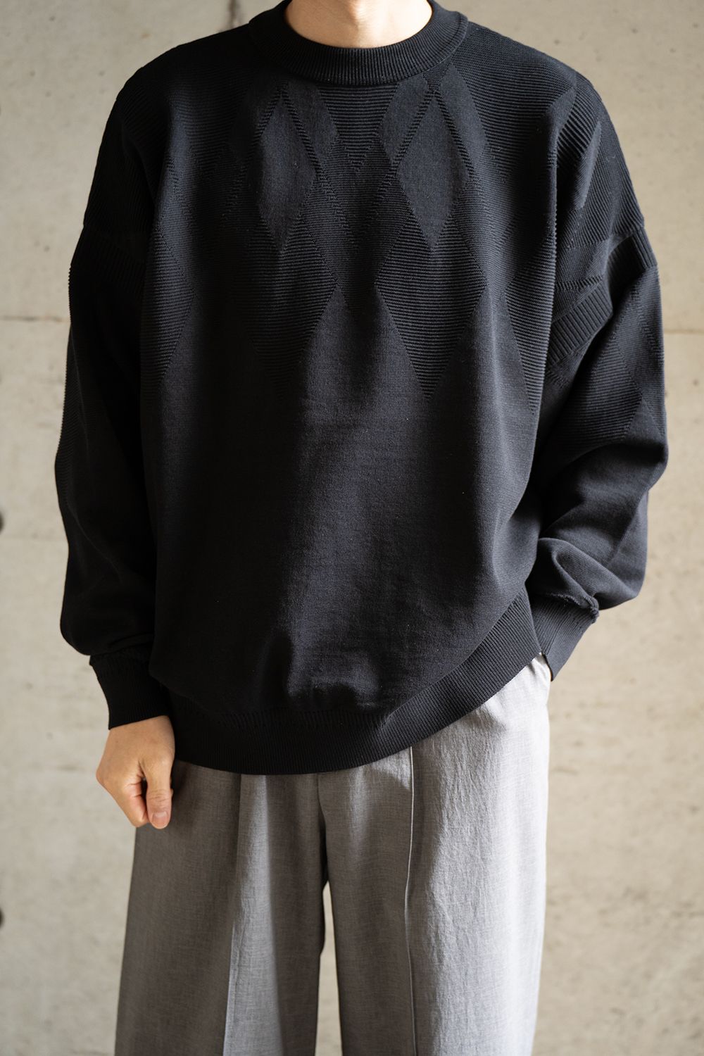 【ラスト1点】【25SS】Seika Knit(BLACK)