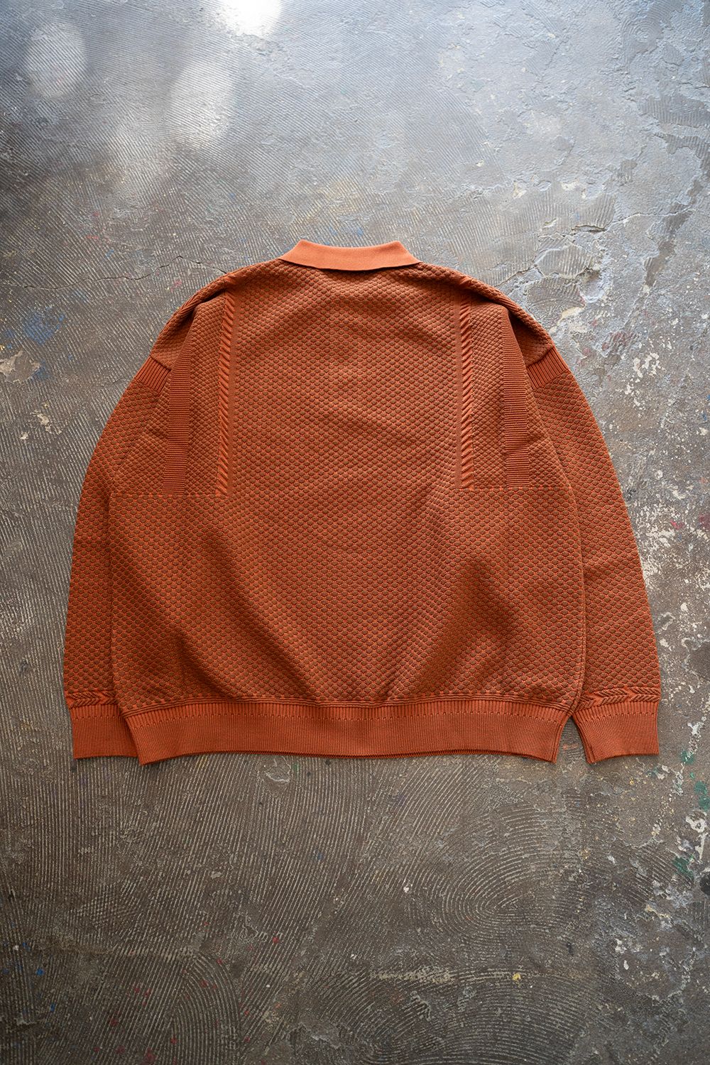 【ラスト1点】【24AW】Sekka Knit Polo(ORANGE)