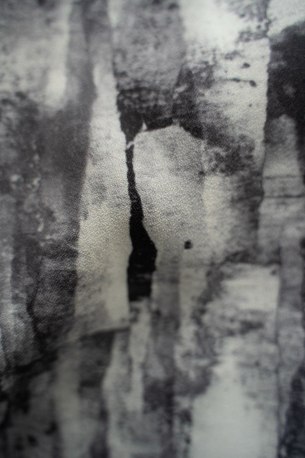 【ラスト1点】【24SS】Abstract Print Short Jacket/アブストラクトプリントショートジャケット(GRAY)