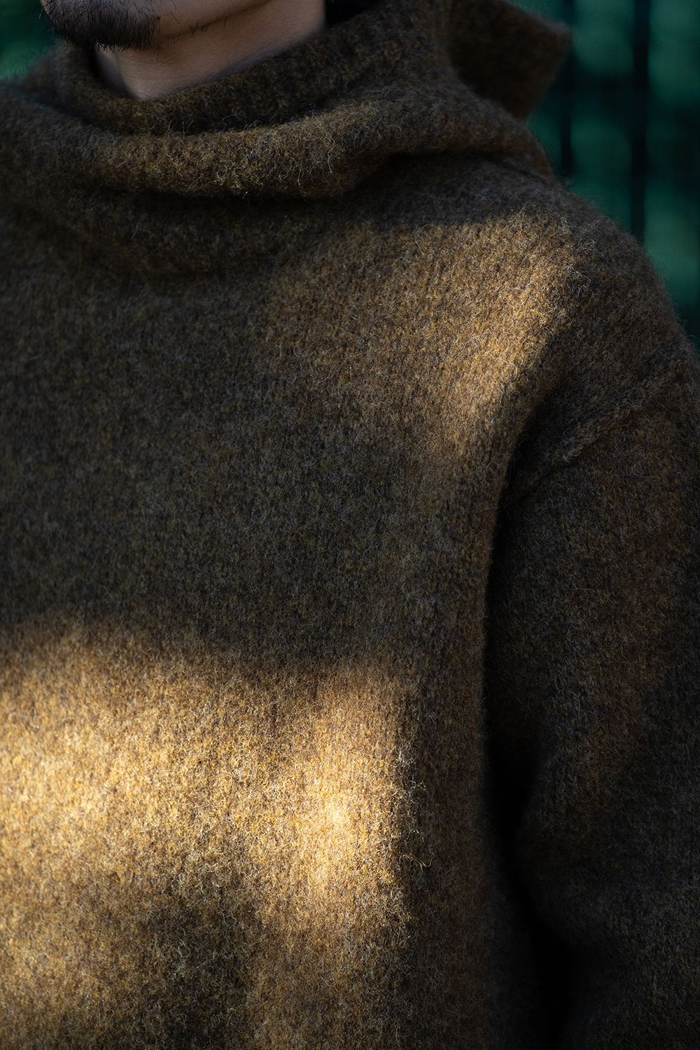 slopeslow - 【ラスト1点】brushed yak/Shetland wool hoodie balaclava(MARRON) |  Salty