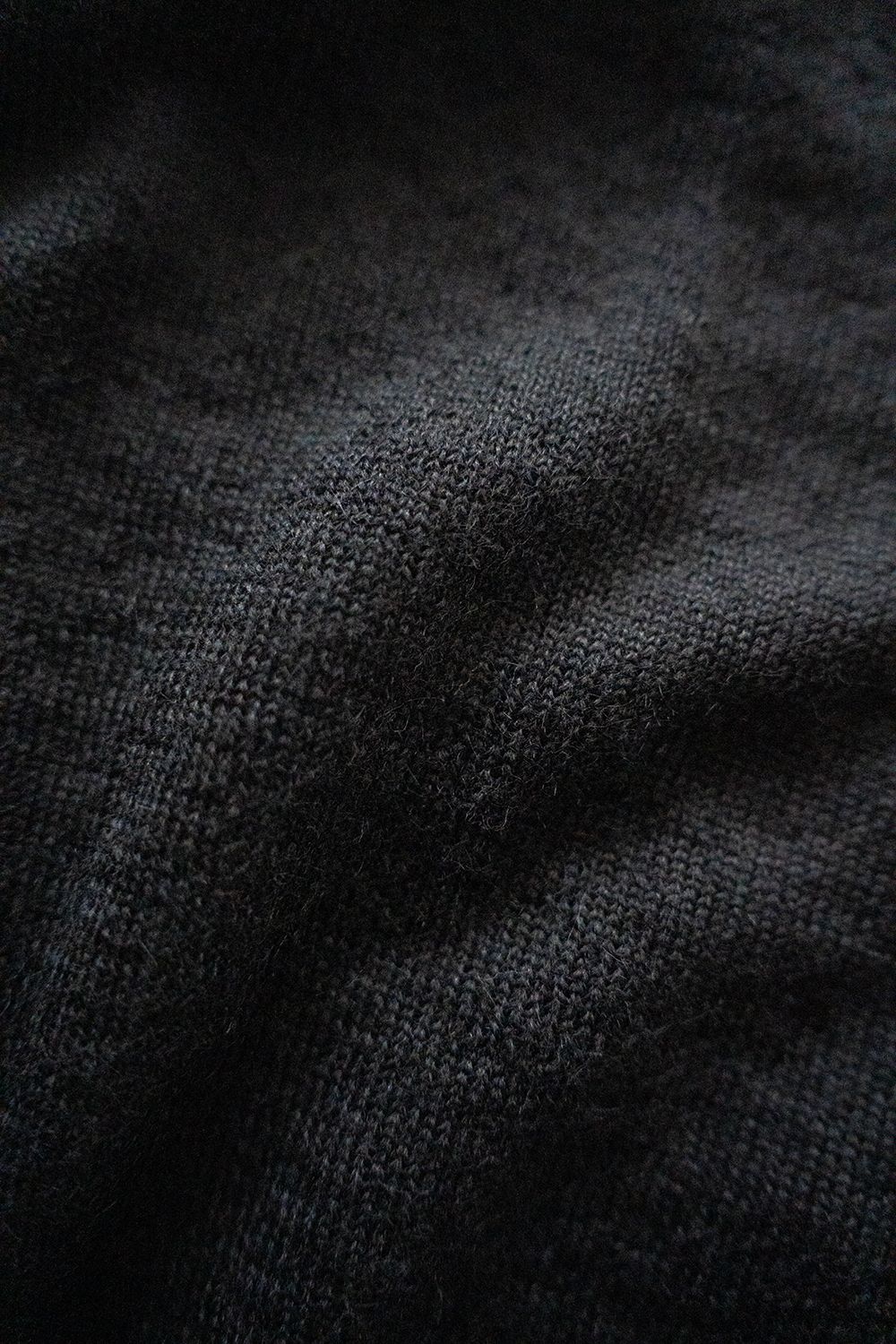 【25AW】エクストラキッドモヘア12Gニット(BLACK)