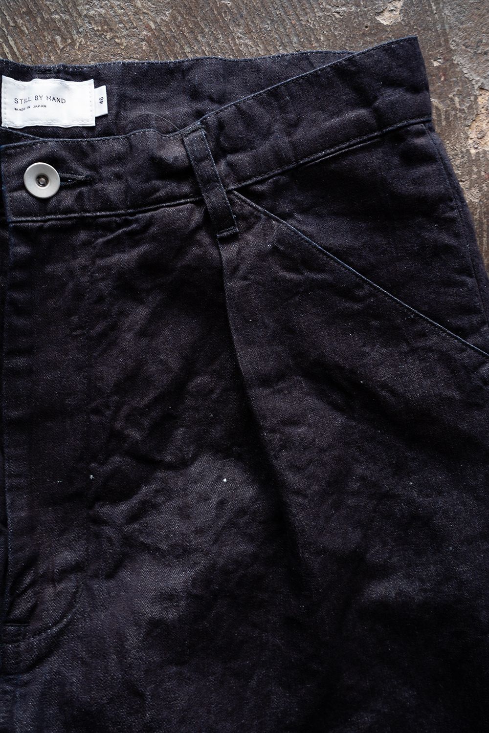 【26SS】8.5oz大麻混デニムワンタックパンツ(DARK NAVY)