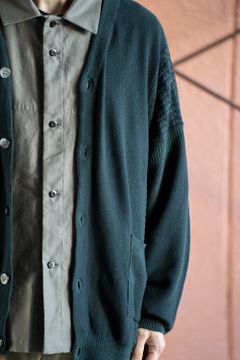 【ラスト1点】【22SS】Unabara Cardigan(GREEN)