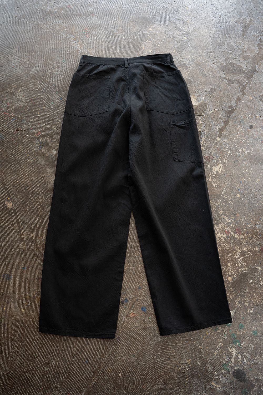 【26SS】5.5ozデニムワンタックパンツ(BLACK)