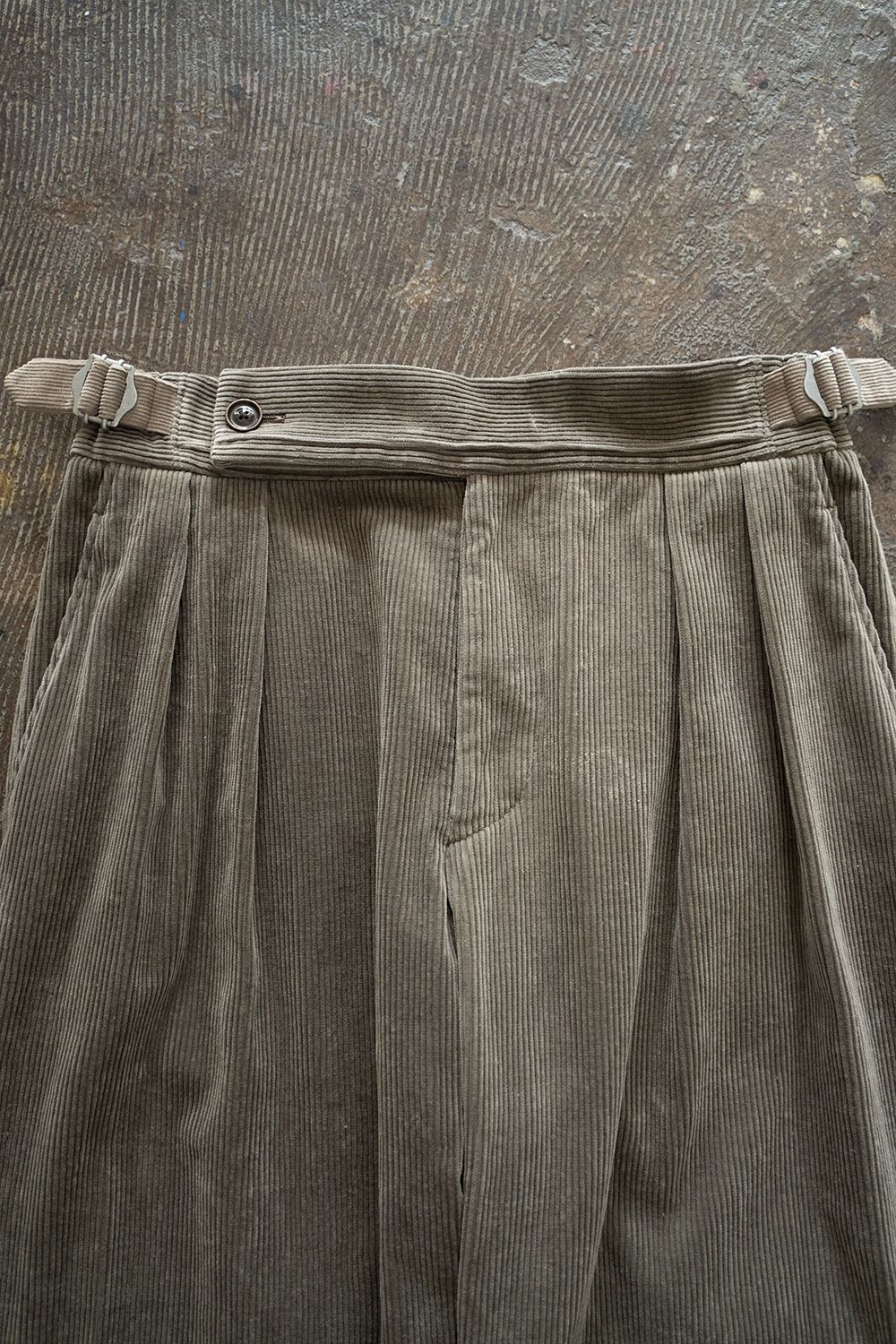 【ラスト1点】2-Tack Corduroy Painter Pants/2タックコーデュロイペインターパンツ(BROWN)