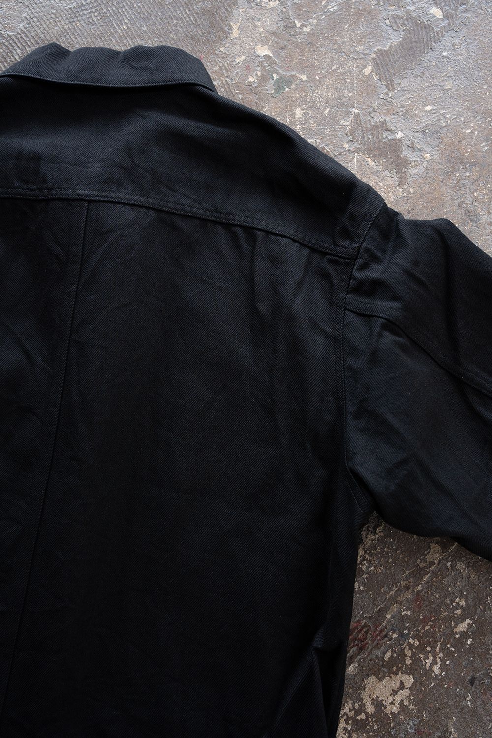 【26AW】12ozデニムブルゾン(BLACK)