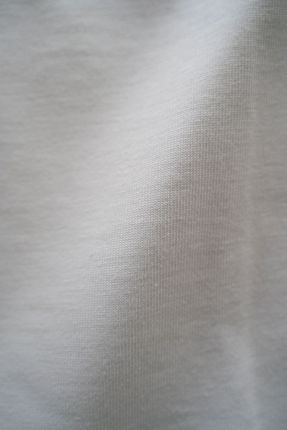【ラスト1点】【22AW】スビンコットンサドルスリーブカットソー(WHITE)