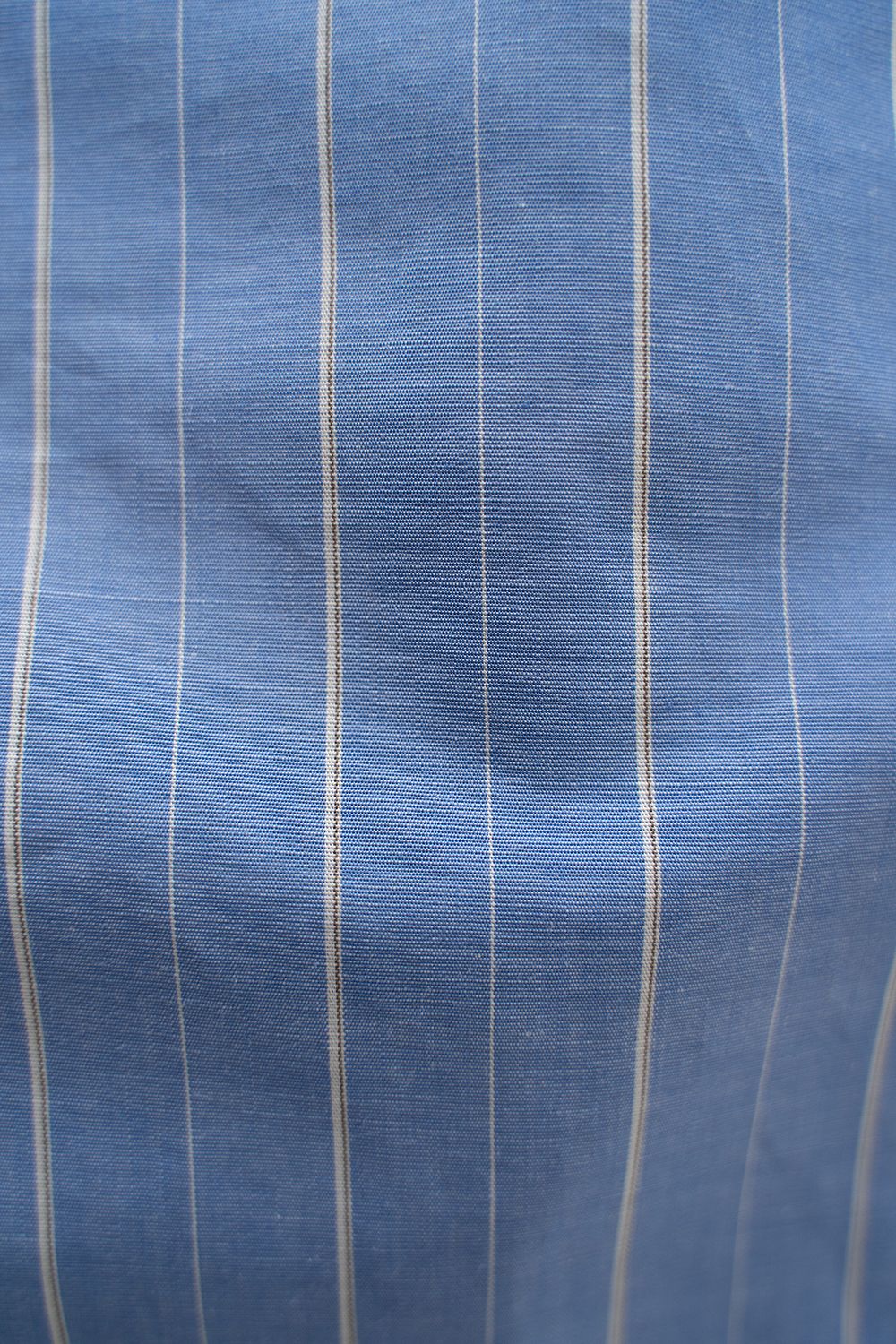 【26SS】コットン×ラミーオーバーサイズシャツ(BLUE STRIPE)