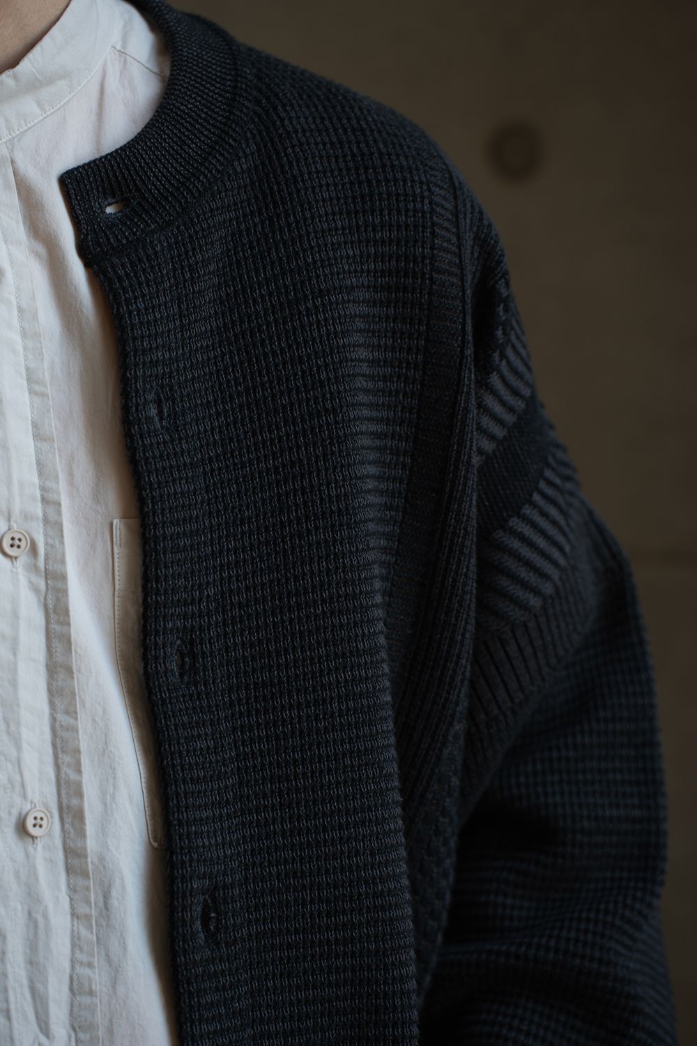 【26AW】Shinryo Cardigan(BLACK)