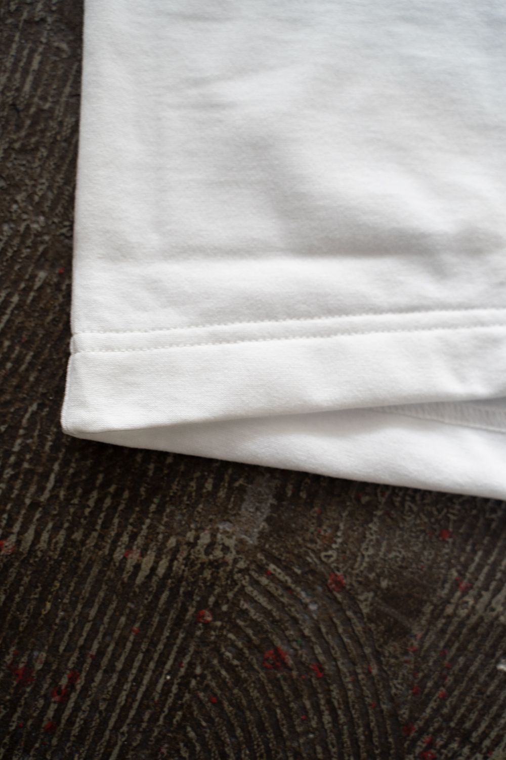 【ラスト1点】【22SS】オーガニックスビンコットンスプリットヨークTシャツ(WHITE)