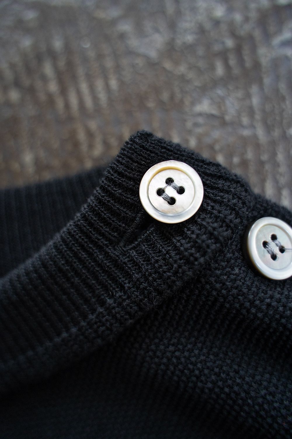 YASHIKI / Tsurara Knit BLACK 20aw