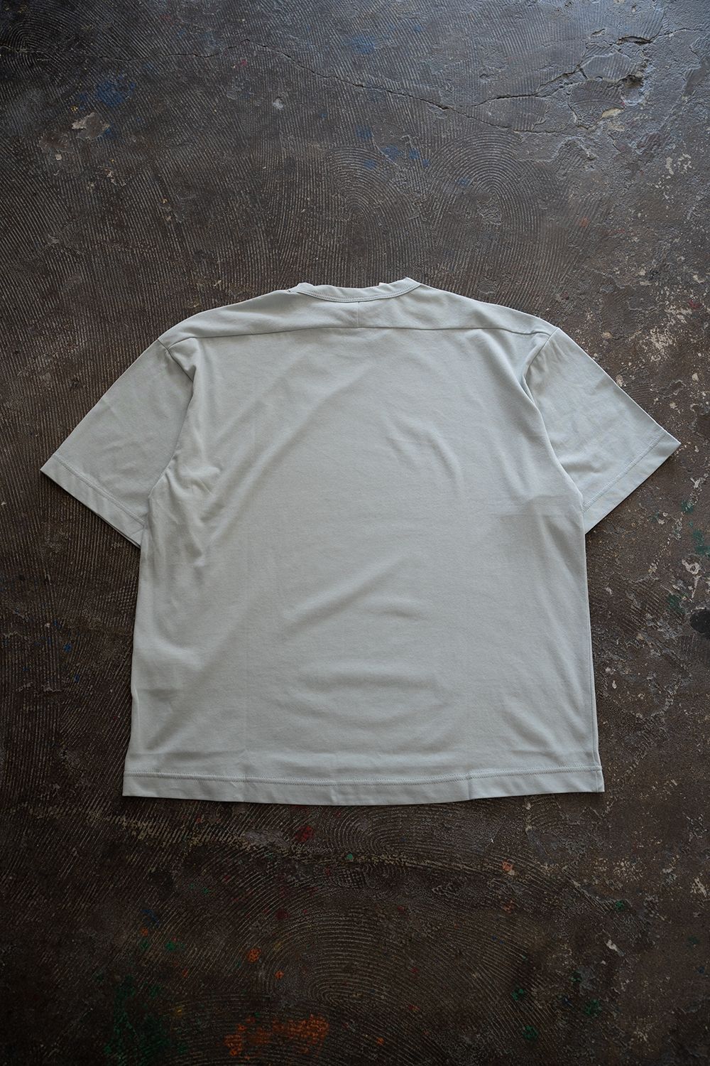 【ラスト1点】【23SS】強撚コットンスプリットヨークTシャツ(MINT)