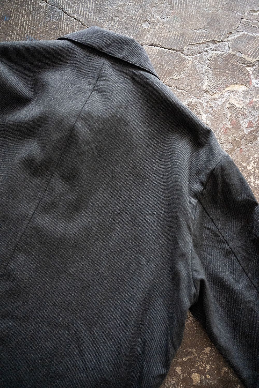 【25AW】ウールサージカバーオール(CHARCOAL)