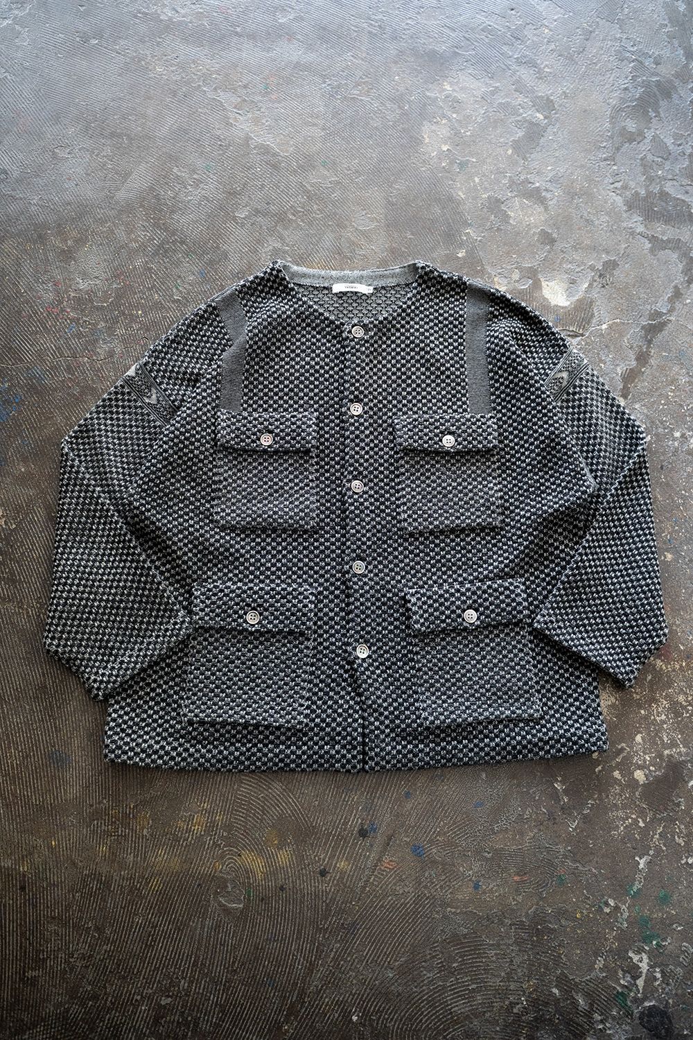 【25AW】Shinsetsu Knit Jacket(MIX GRAY)
