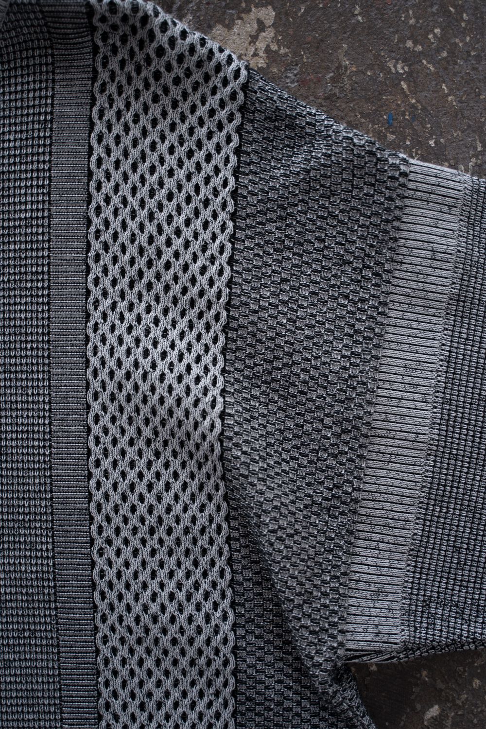 【26AW】Karita Half Zip Knit(MIX GRAY)