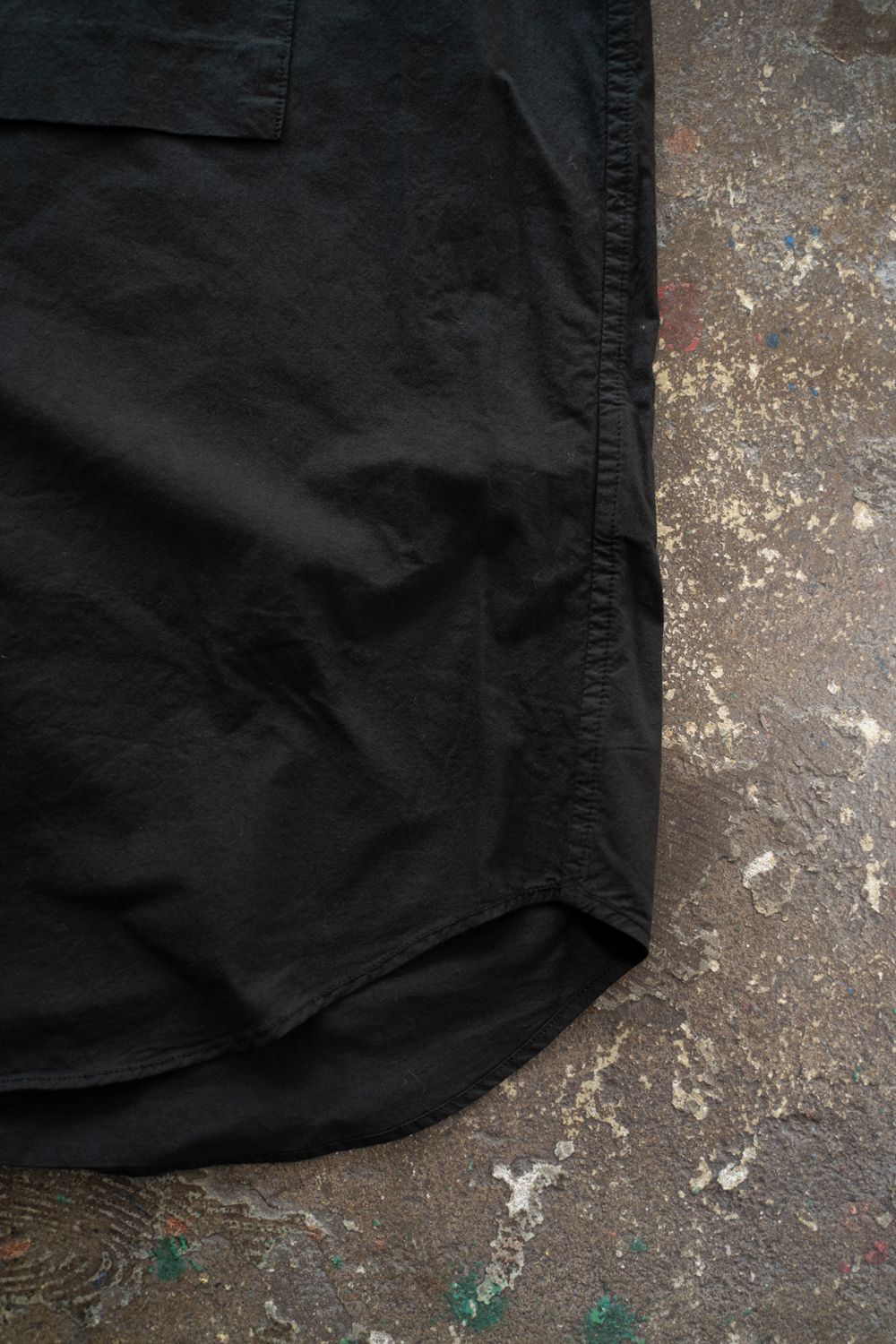 【ラスト1点】【25AW】ガーメントダイオーバーシャツ(INK BLACK)
