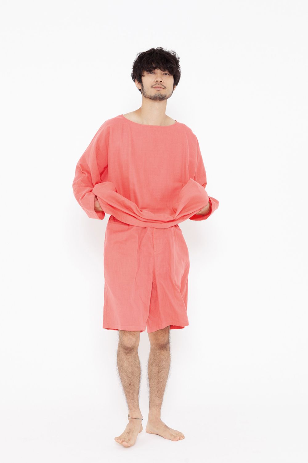 【ラスト1点】【23SS】"nice boat."pajama【セットアップ】(CORAL PINK)