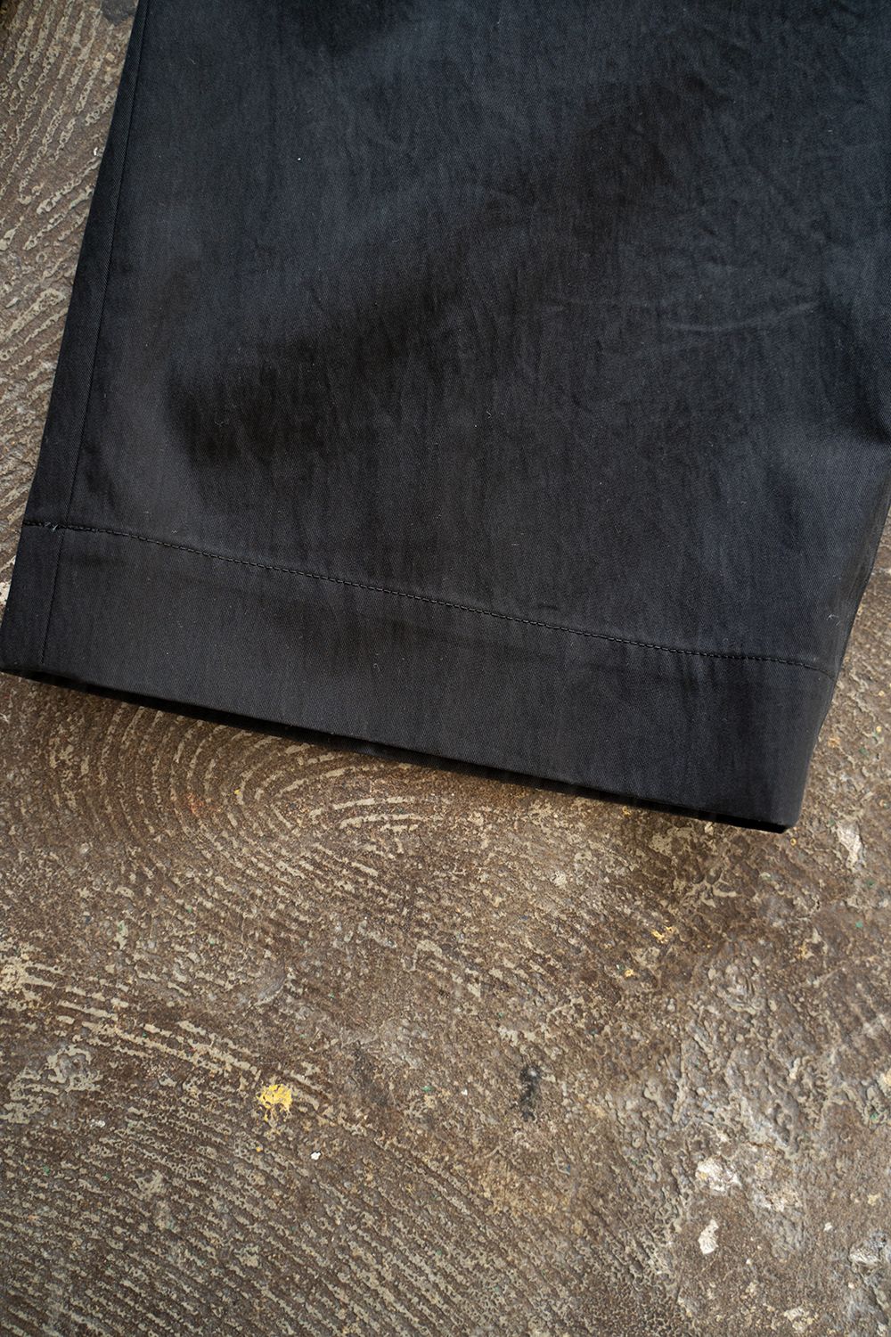 【ラスト1点】【24SS】2-Tack Cotton Nylon Baker Pants/2タックコットンナイロンベイカーパンツ(BLACK)