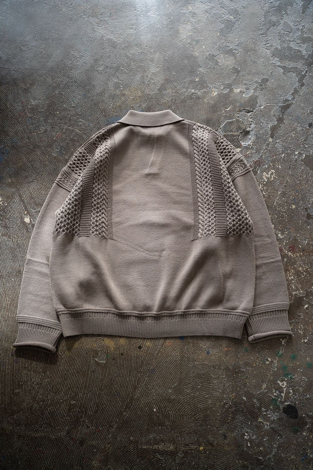 【ラスト1点】【24AW】Hatsuyuki Skipper Knit(BEIGE)