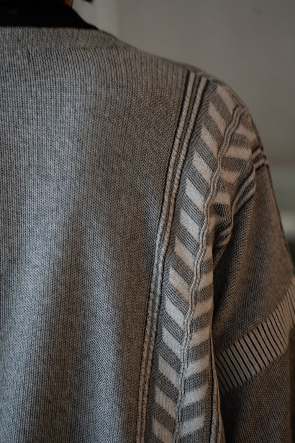 【ラスト1点】【25SS】Wadachi Cardigan(MIX GRAY)