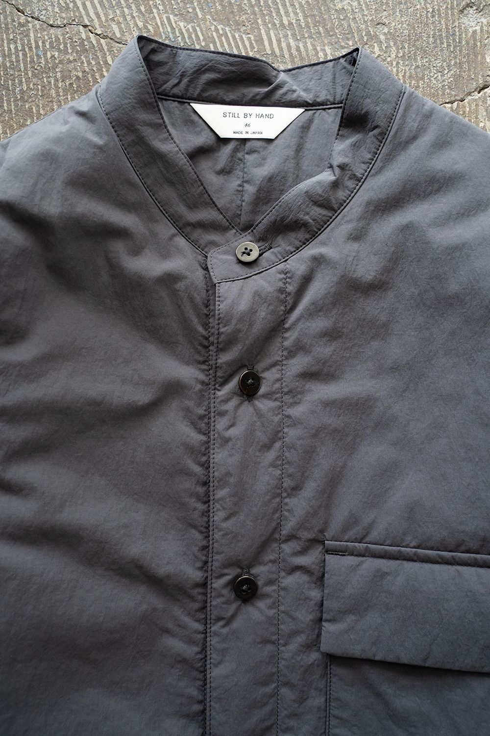 【25AW】シンサレートシャツブルゾン(CHARCOAL)