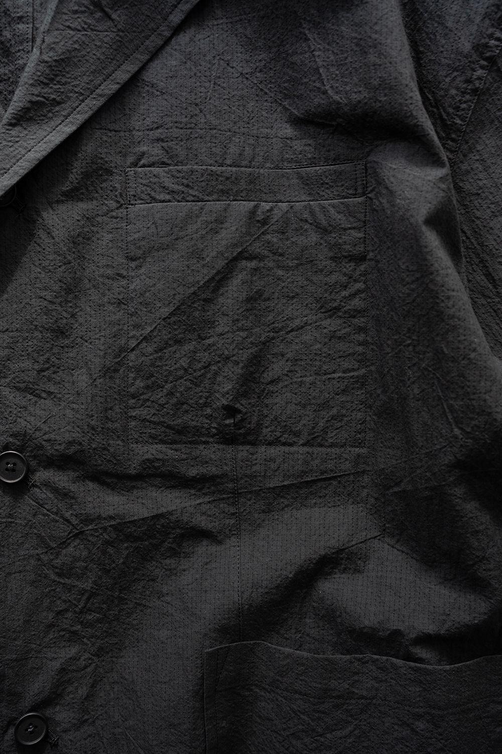 【26SS】Organic Cotton Ripstop Hybrid Shirt(BLACK)