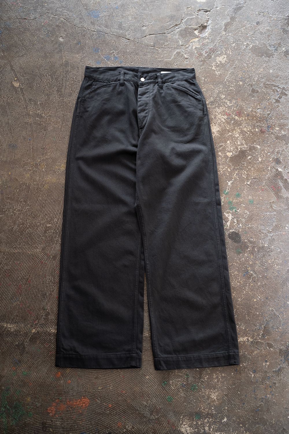 【26AW】Satin Frisco Pants(CHARCOAL)