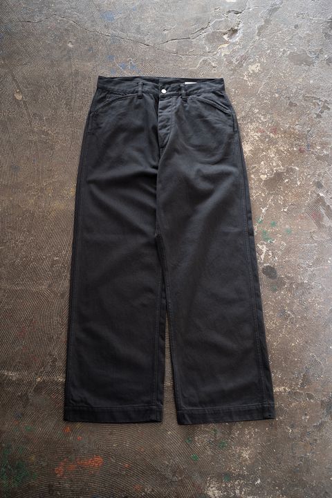 【26AW】Satin Frisco Pants(CHARCOAL)