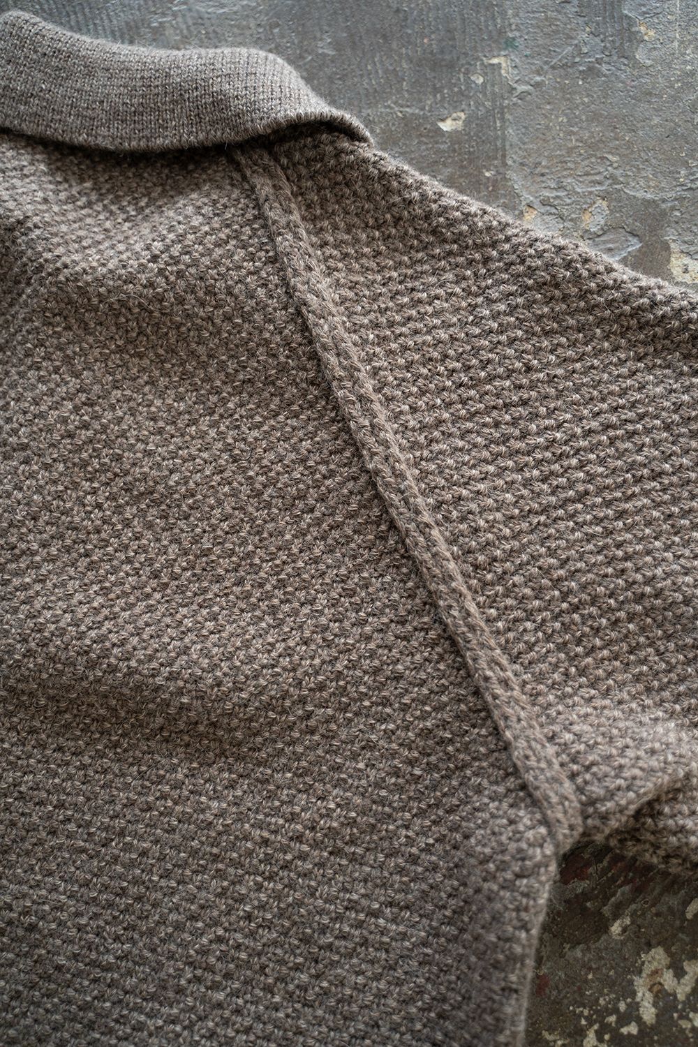 STILL BY HAND - 【24AW】5Gニットブルゾン(GREIGE) | Salty STILL BY HAND - 【24AW】5Gニットブルゾン(GREIGE) | Salty