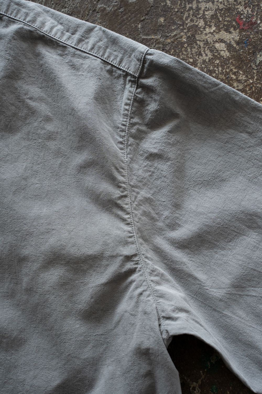 強撚OCブロードシャツ(薄炭)