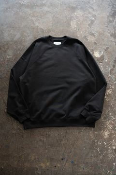 【ラスト1点】【26AW】ラグランスリーブプルオーバースウェット(INK BLACK)