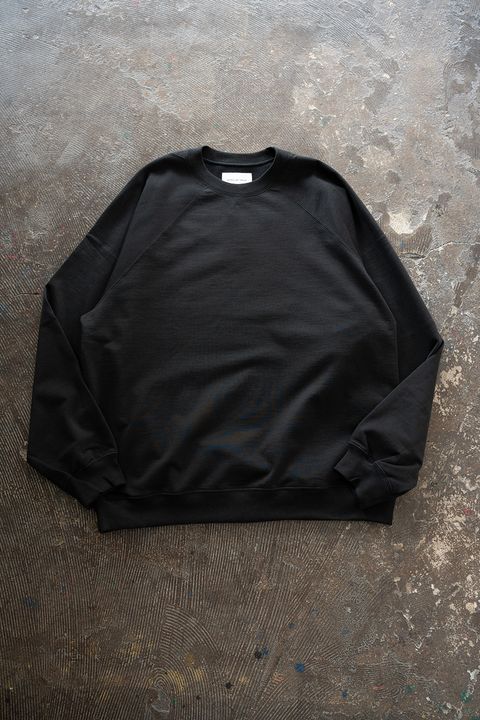 【ラスト1点】【26AW】ラグランスリーブプルオーバースウェット(INK BLACK)