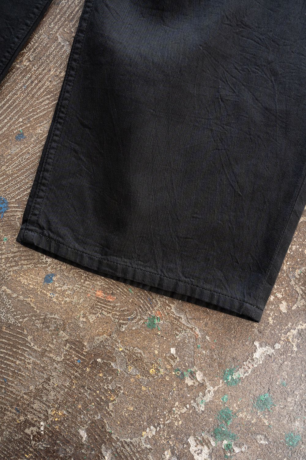 【26SS】5.5ozデニムワンタックパンツ(BLACK)