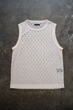 【ラスト1点】【24SS】Russell Lace No-Sleeve/ラッセルレースノースリーブ(ECRU)