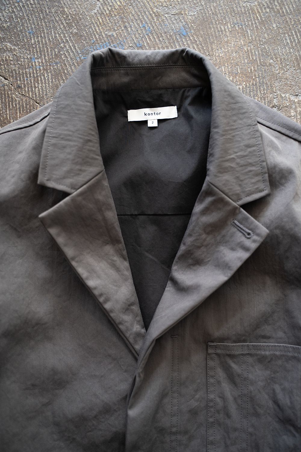 kontor - 【ラスト1点】【24AW】Nylon Coverall Jacket(GRAY