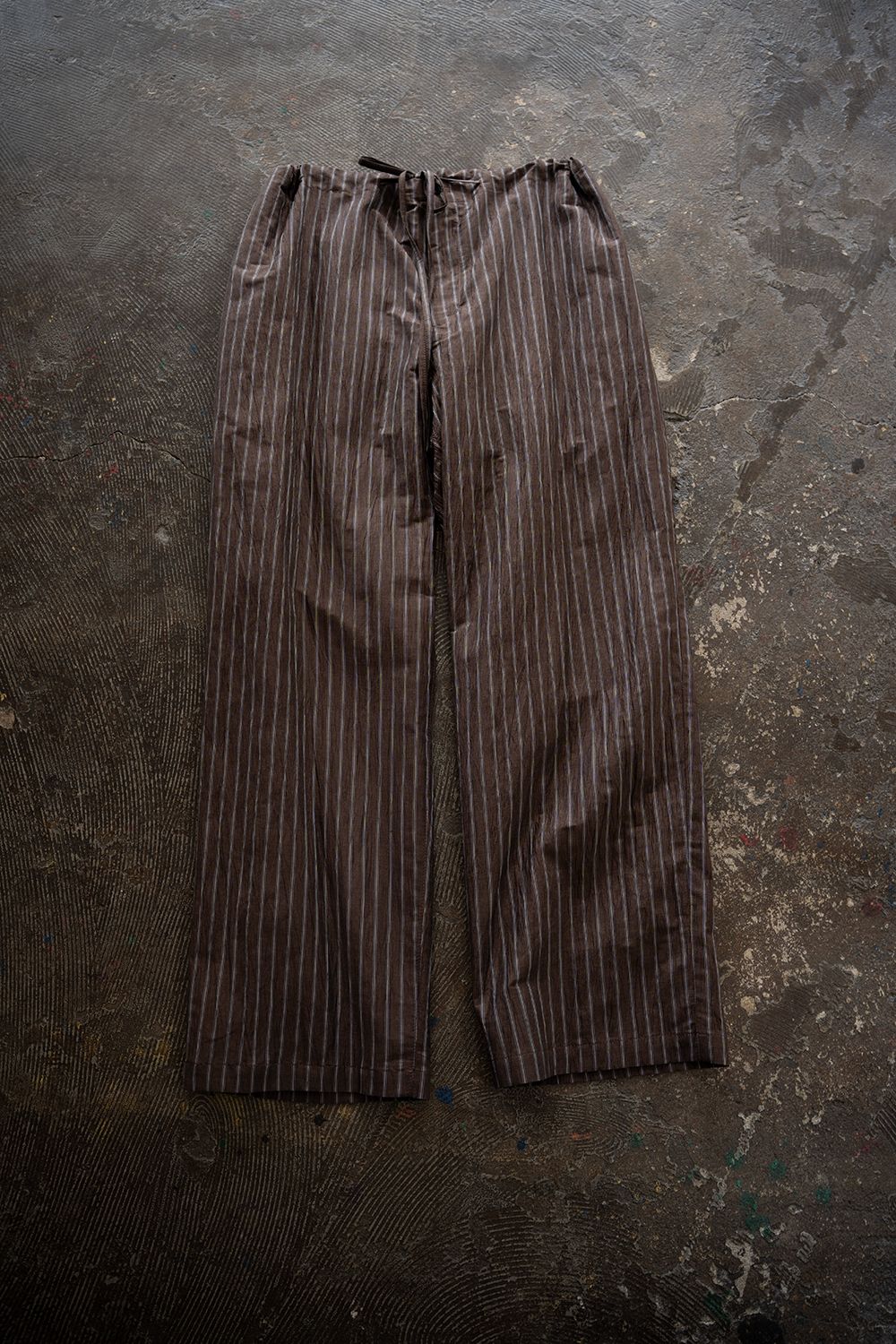 【ラスト1点】【26SS】C/LI/PE Washer Lounge PT/コットンリネンポリエステルワッシャーラウンジパンツ(BROWN)