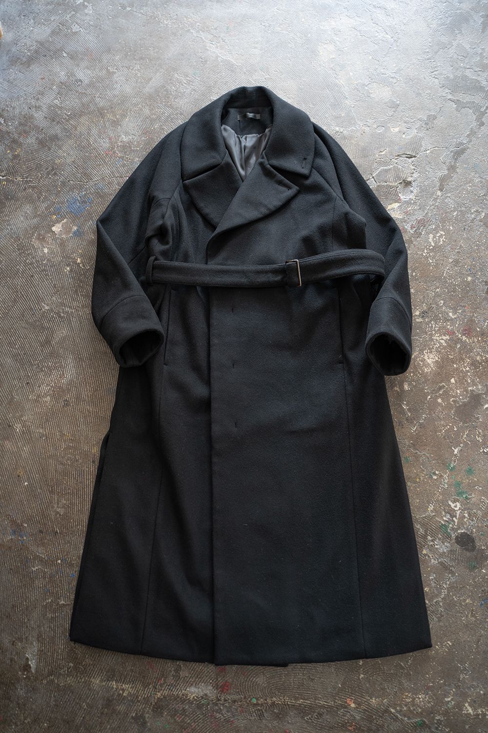 juha - 【ラスト1点】【23AW】Belted Over Coat/ベルテッドオーバー