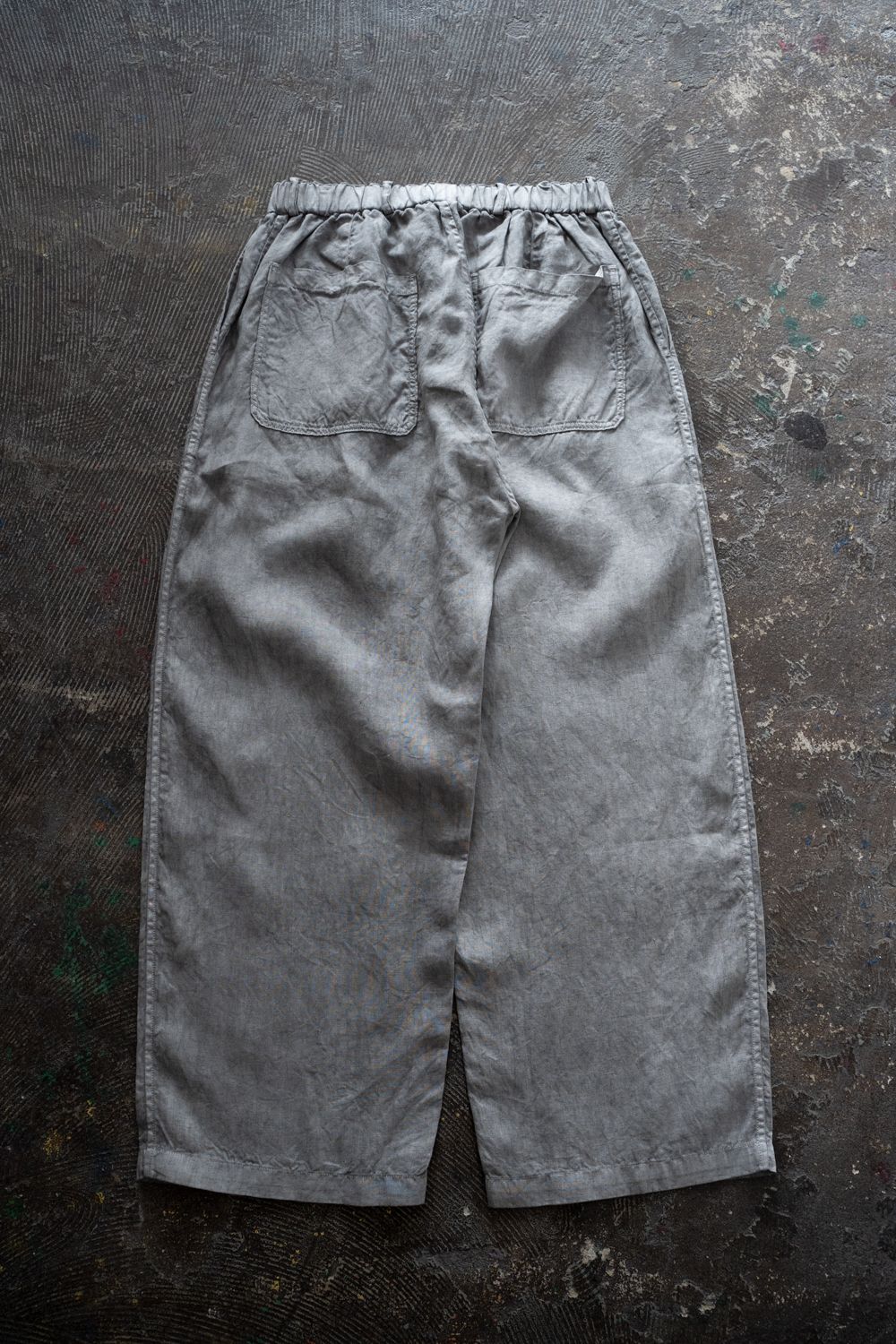 大麻ワイドパンツ(松煙)