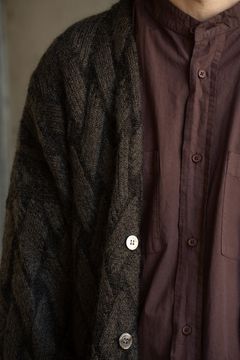 【26AW】Ochiba Mohair Cardigan(OLIVE)
