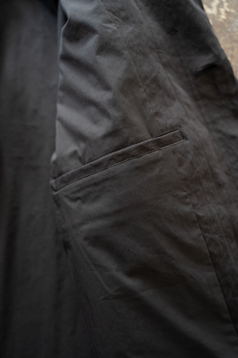 【ラスト1点】【24AW】Nylon Coverall Jacket(BLACK)