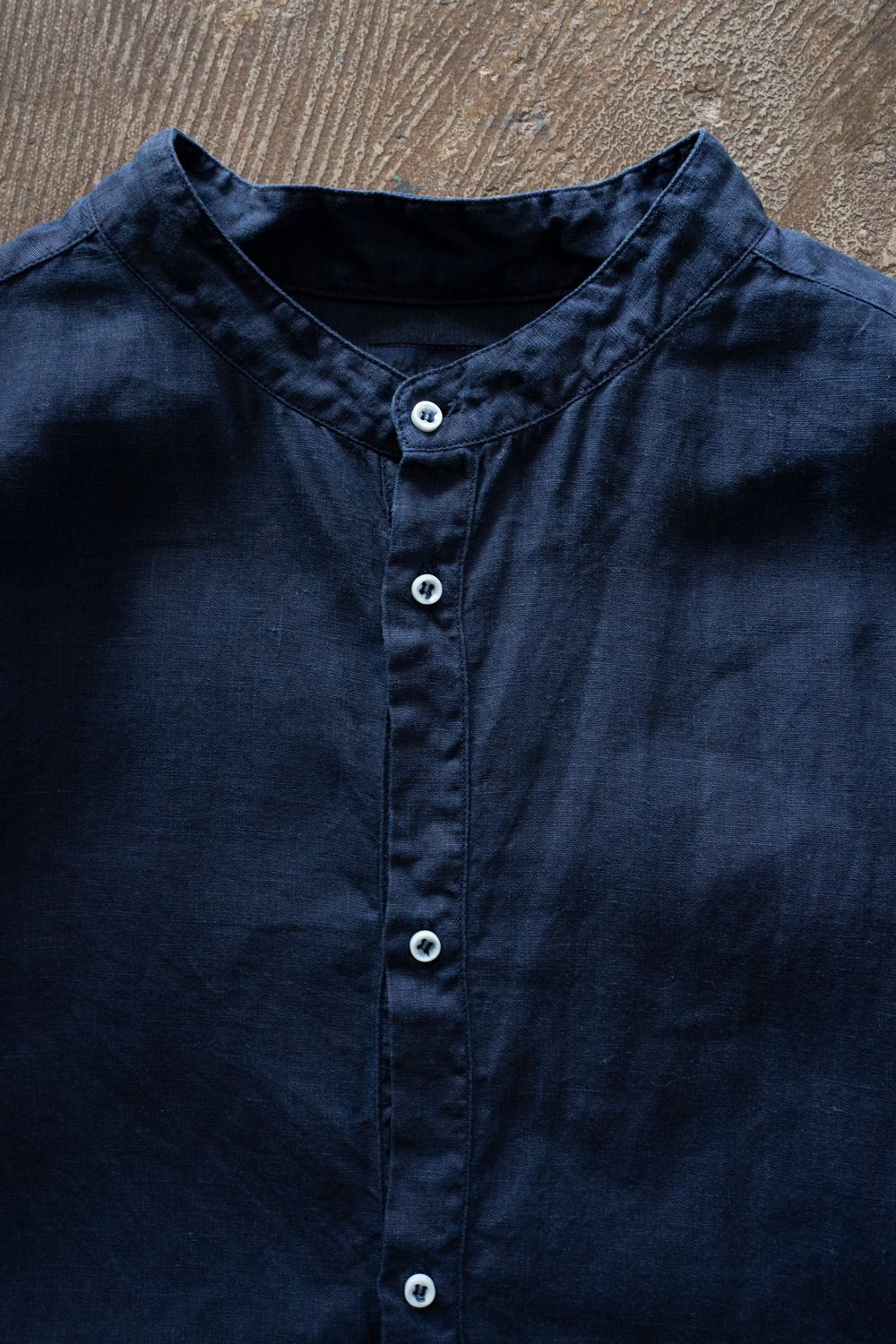 大麻シャツ 3(藍(濃))