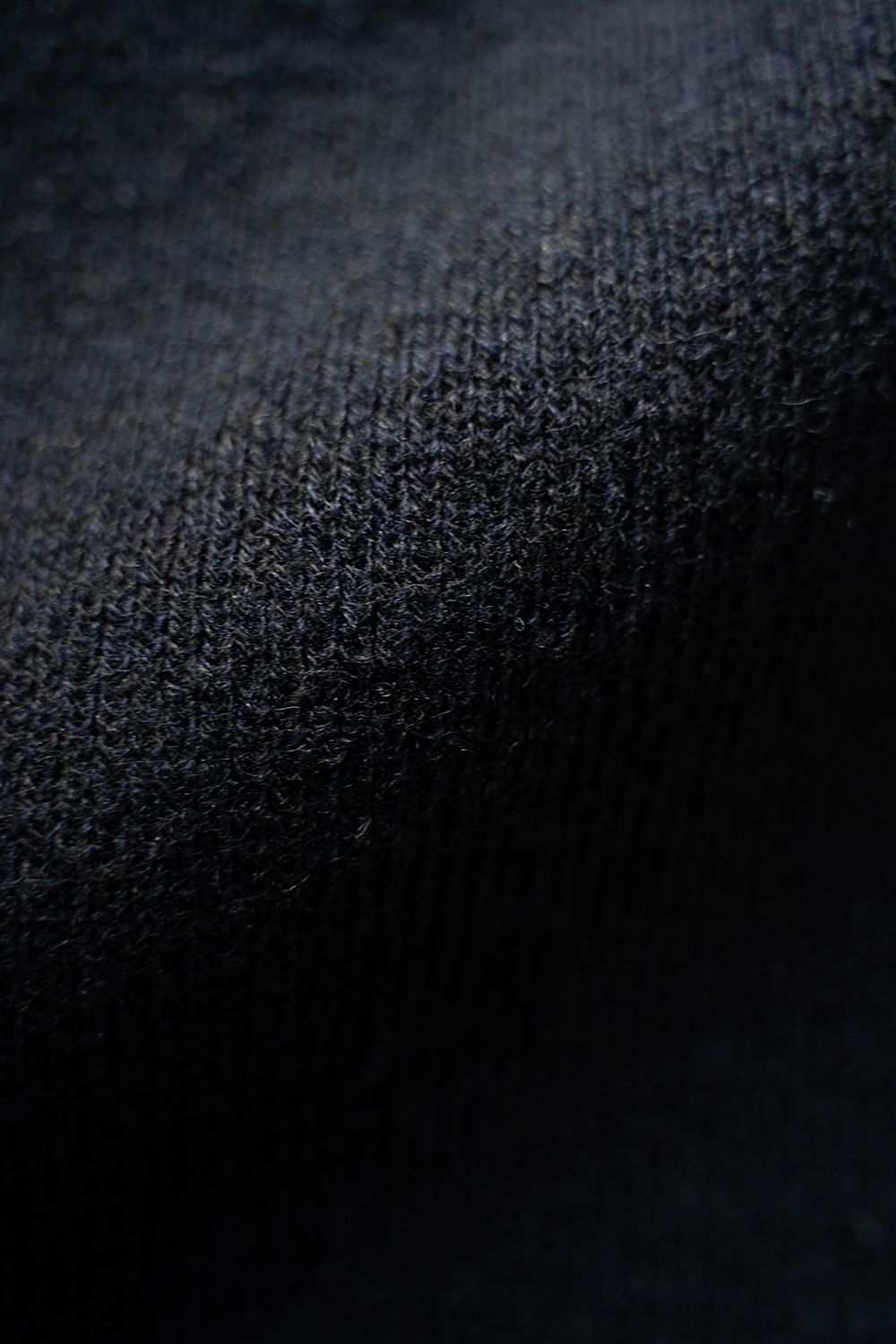 【ラスト1点】Hard twisted Shetlandwool GOB sweater(NAVY)