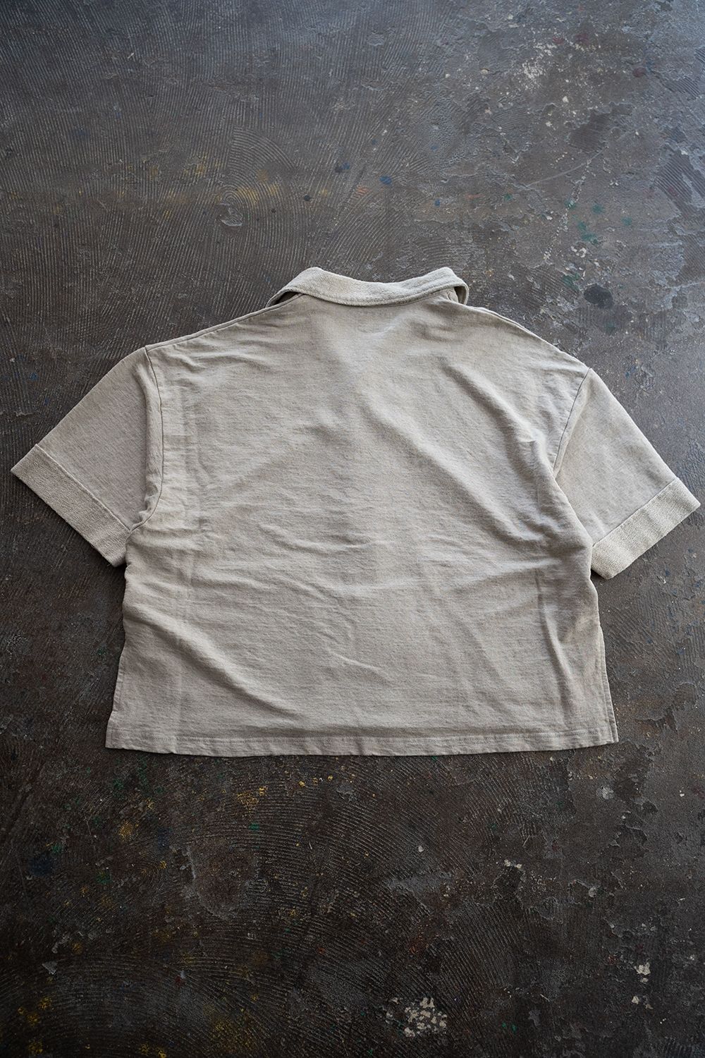 【ラスト1点】Beach Shirt/リネンパイルビーチシャツ(NATURAL)