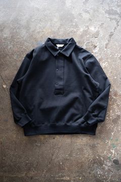 【ラスト1点】【25SS】ハイネックプルオーバースウェット(DARK NAVY)